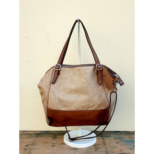 Vive La Difference odinė-šiaudinė rankinė 